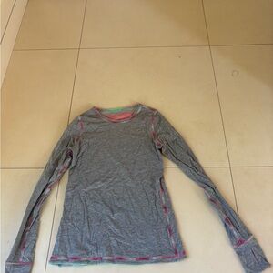 Ivivva Gray Long Sleeve (Reversible with Neon)